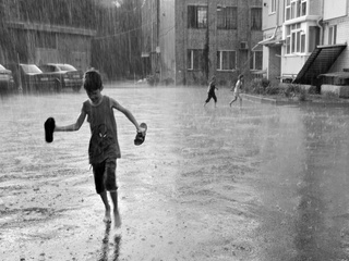 дощ прийшов несподіванно