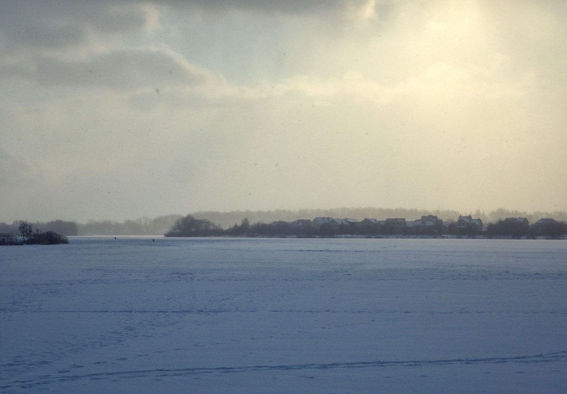 оз. Басів Кут, зима