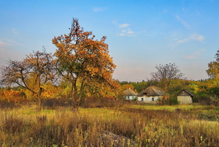 Осень в селе.