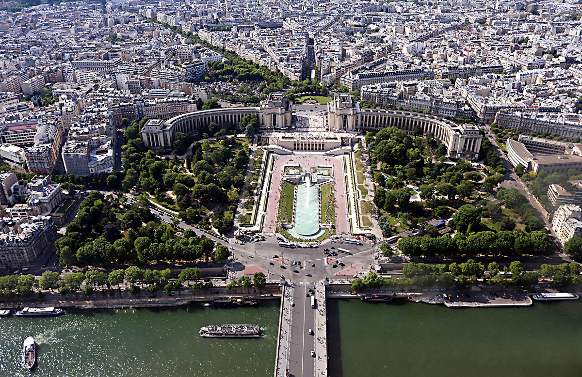 VIEW FROM EIFFEL TOWER