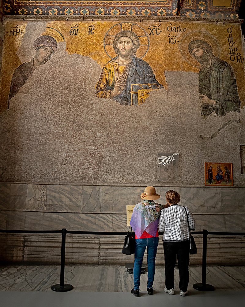 FRESCO OF HAGIA SOFIA