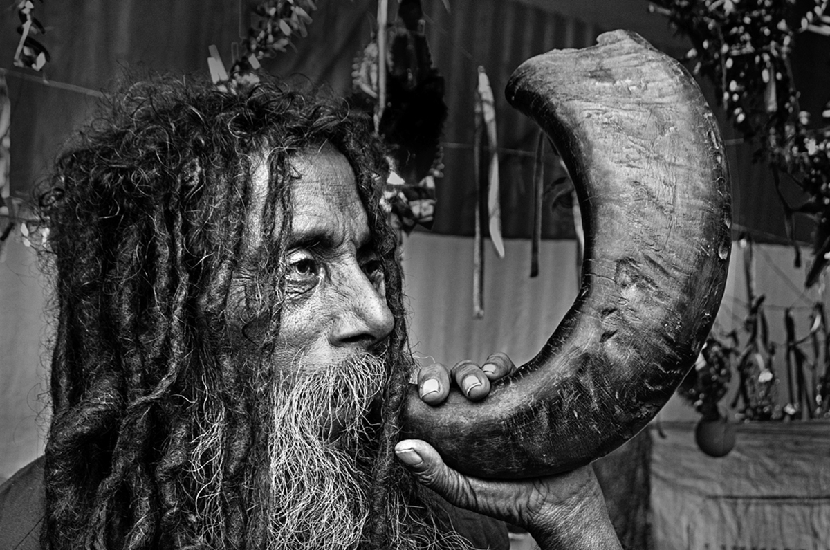 THE HOLY MAN WITH A TRUMPET