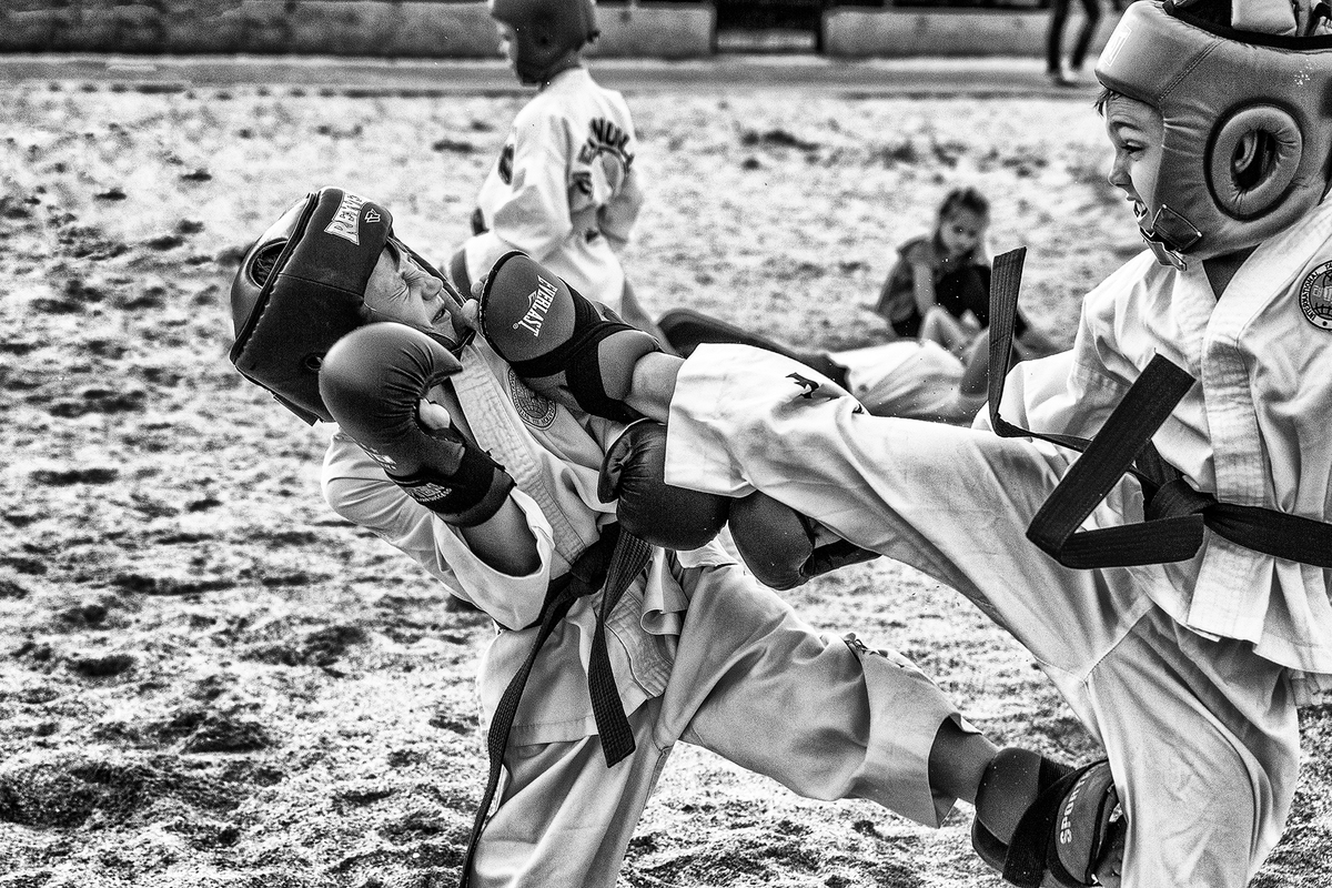 Таеквондо, удар у відповідь