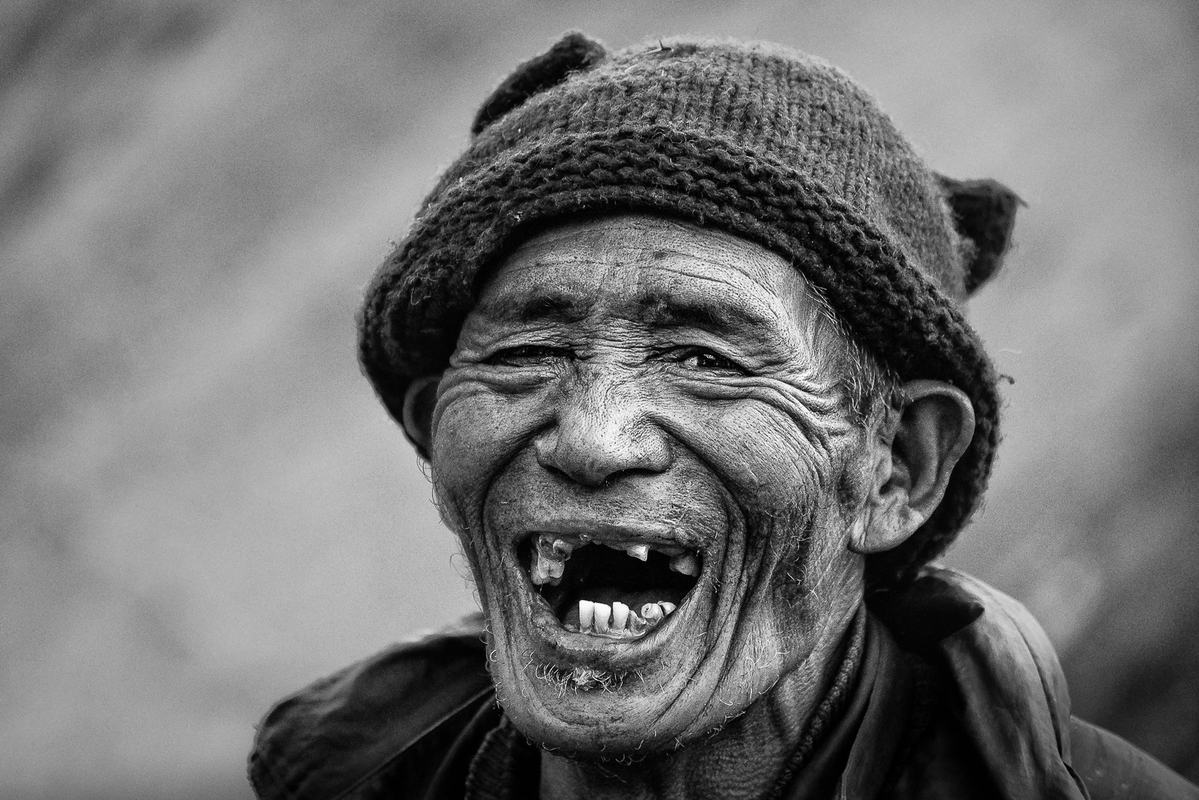 Cheerful tibetan