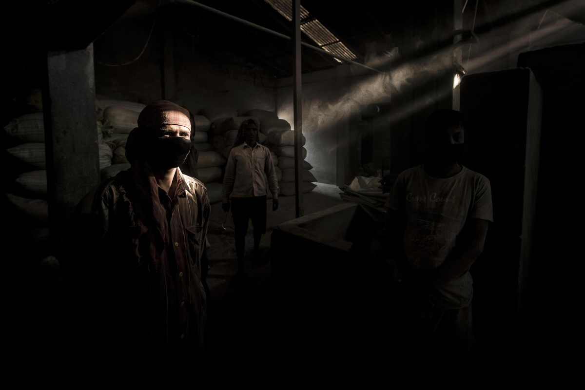 The Manual Drying Process of Rice Grain