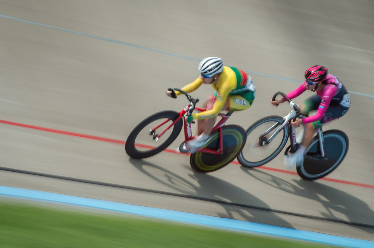 Blue line of velodrom 5