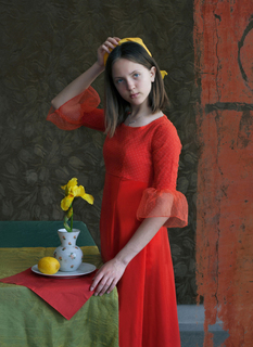 Червоне з жовтим