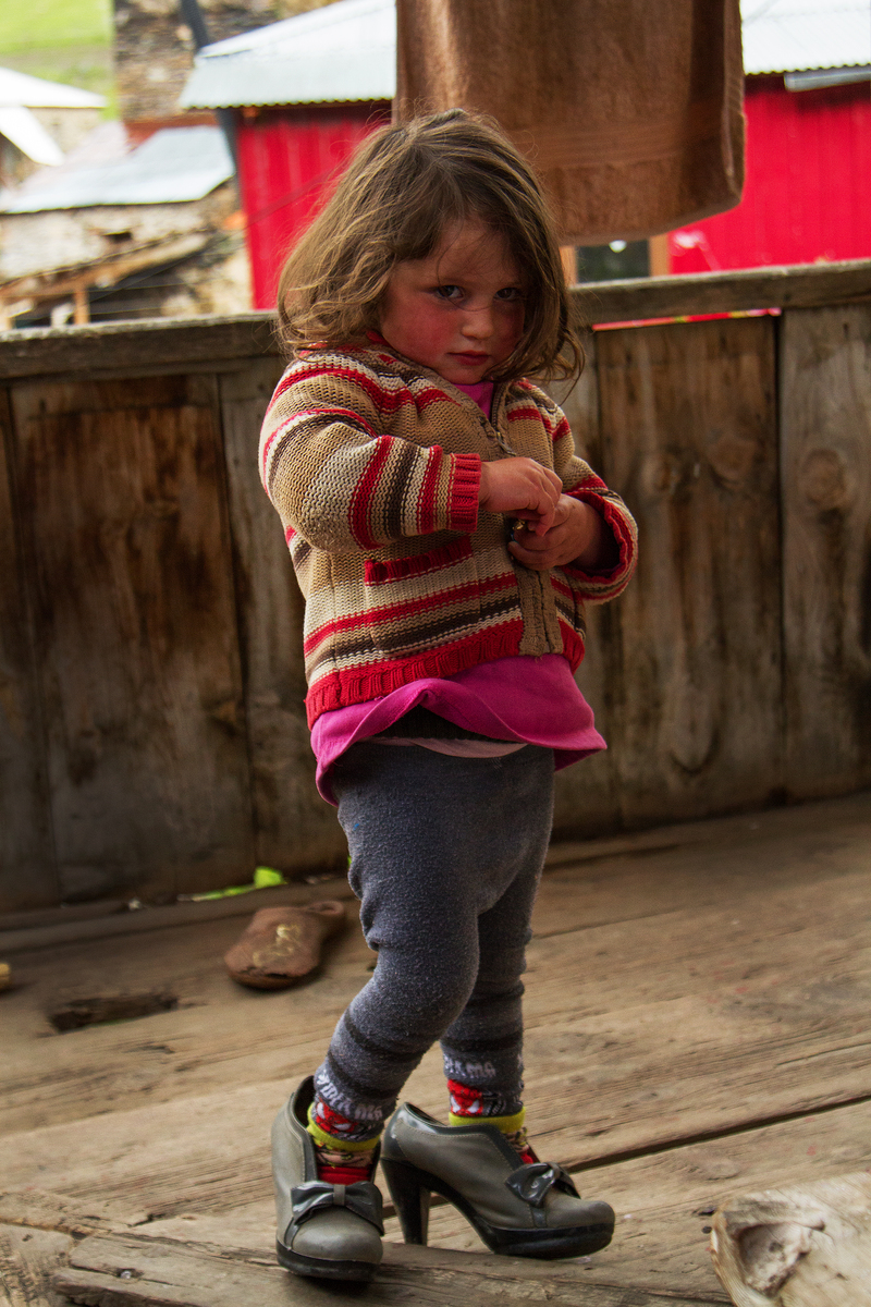 На підборах