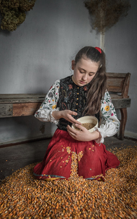 Попелюшка за роботою