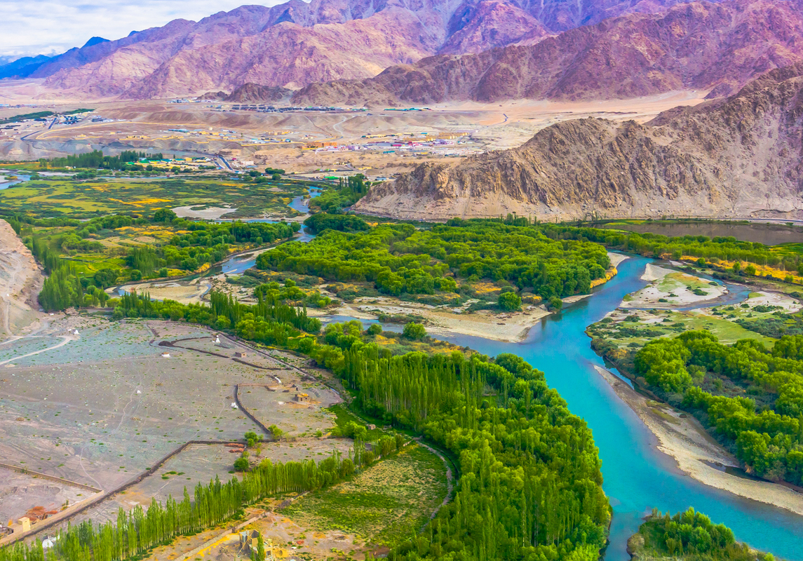 Инд с самолета