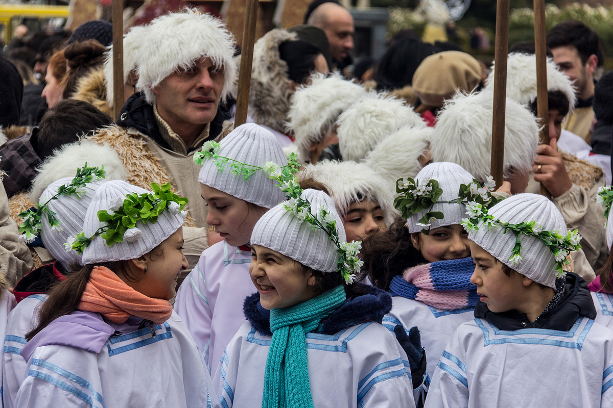 Празднование рождества в Тбилиси 1