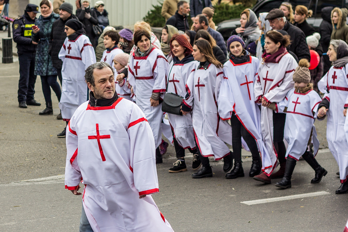 Празднование рождества в Тбилиси 7