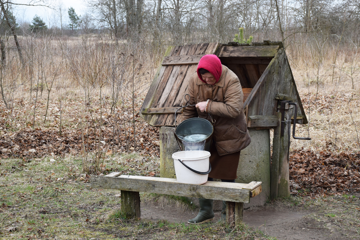 У калодзежы яшчэ ёсць вада