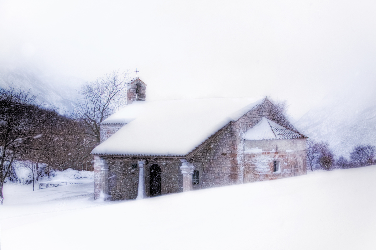 Snowfall in S. Agnese pass