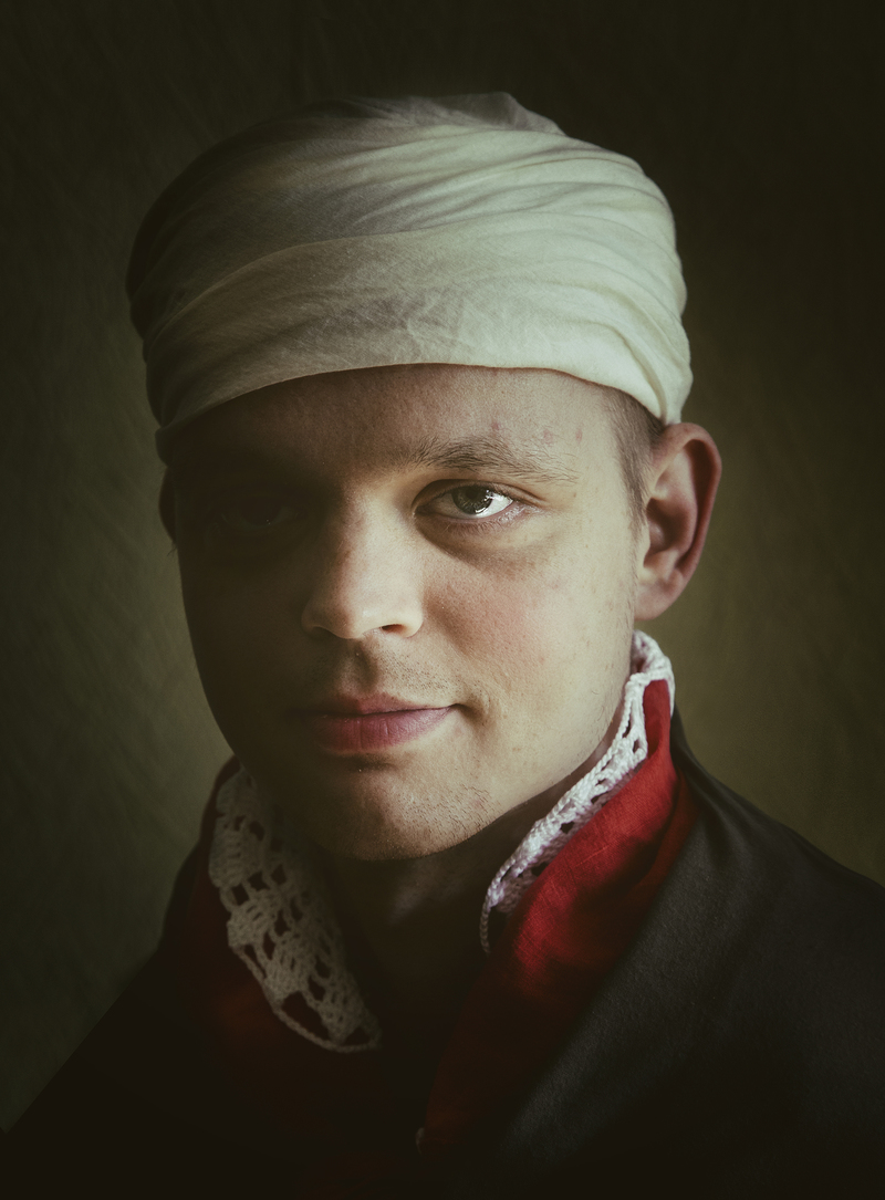 Юноша с банданой, по мотивам Уильям Меррит Чейз