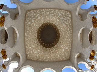 the Sheikh Zayed Mosque Roof
