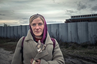 1_P_Yevheniy Boyarchuk_Portrait with a cat_Lutsk Ukraina