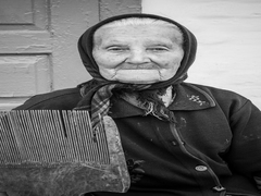 Портрет з прядкою