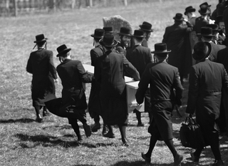 The pilgrimage Hasidim
