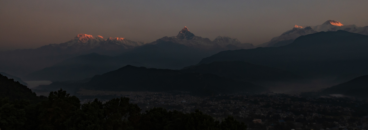Sunrise on Mount Fishtail Nepal