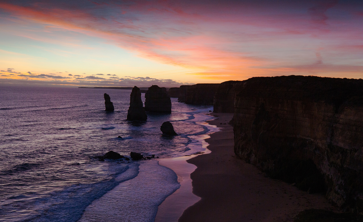 Sunset Over The Apostles