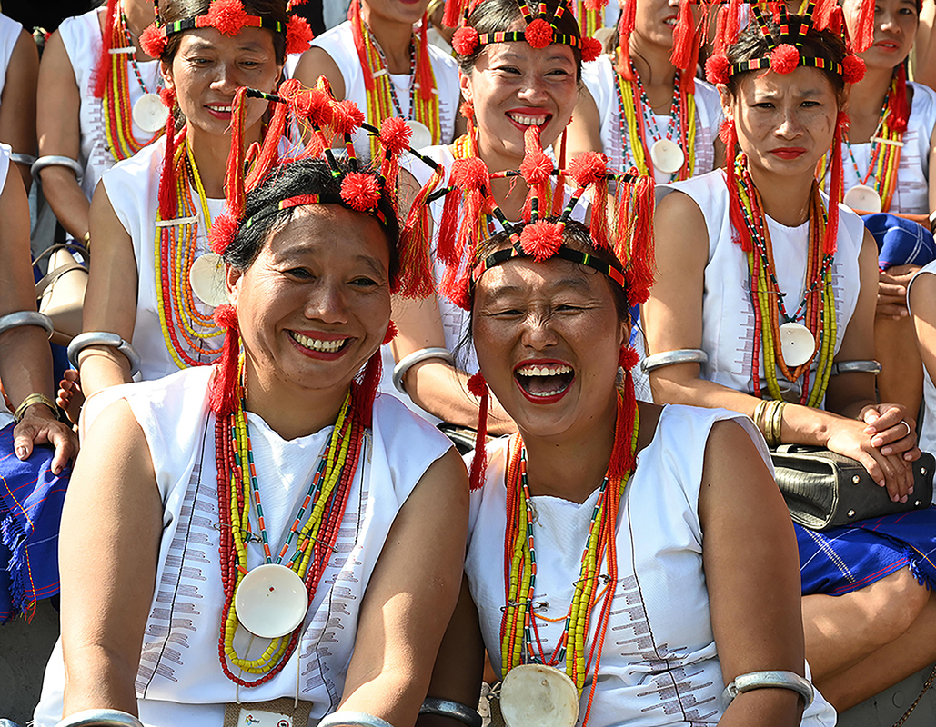 Jubilant Naga Women