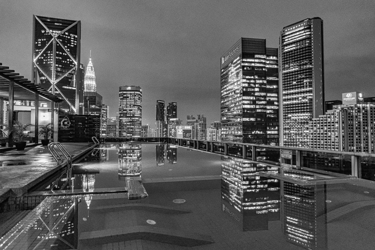 reflective urbanscape