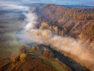 Осення река.