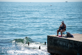 Одесса_морской сезон_рыбачка Соня