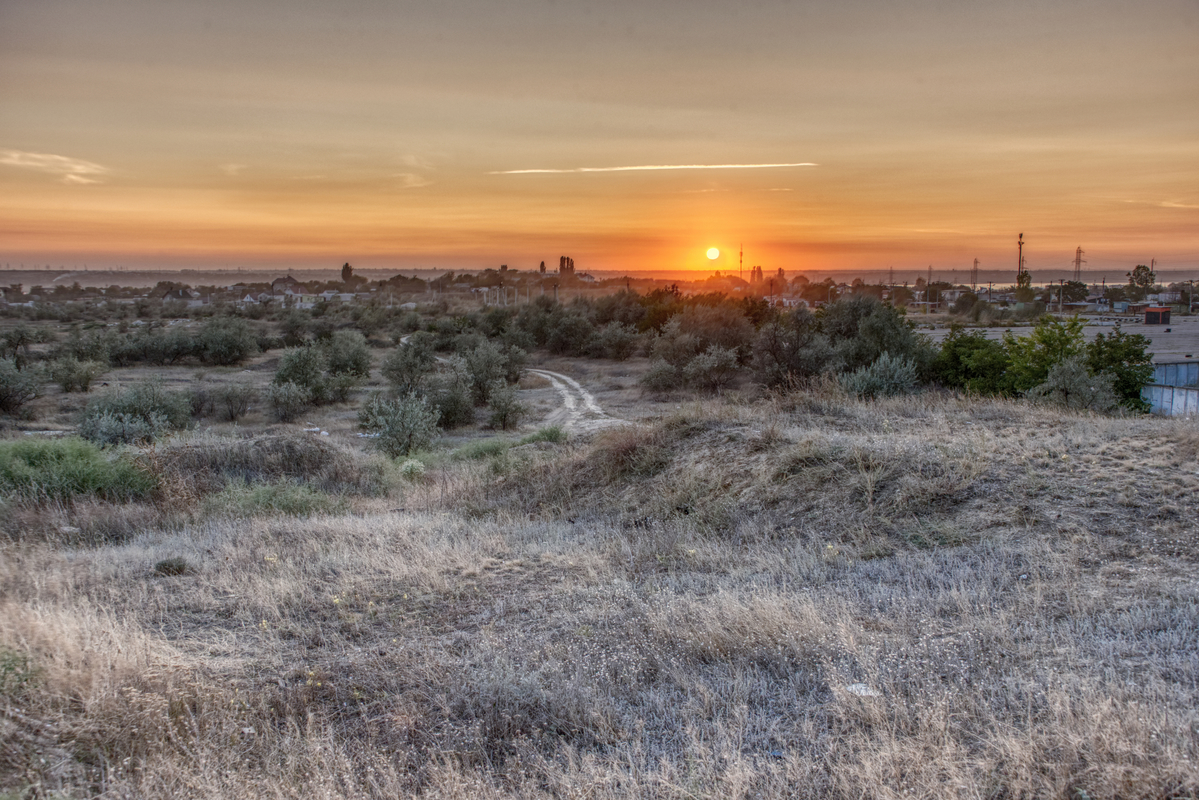 Закат над пустошью