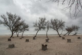 на узбережжі