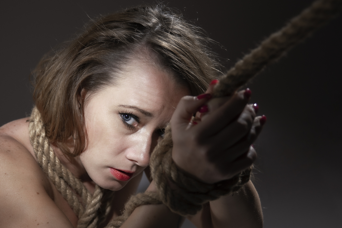 Portrait with rope