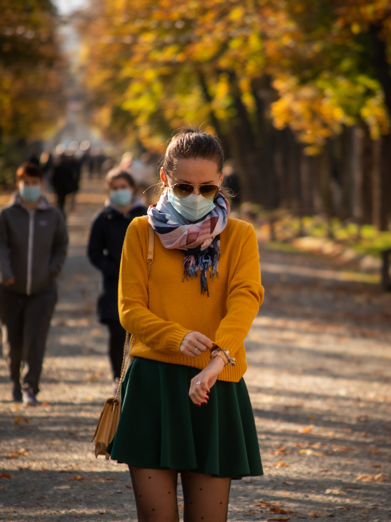 A walk during pandemic times