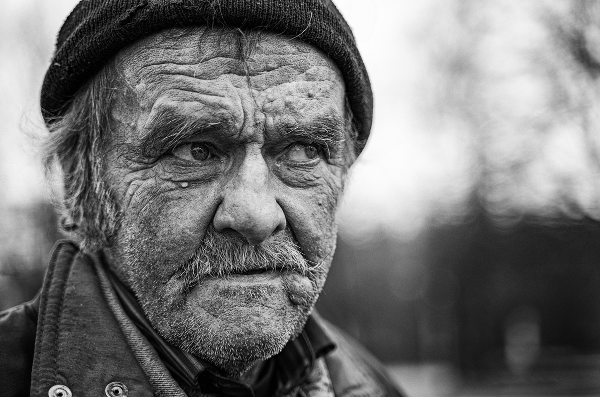 Old man, street portrait