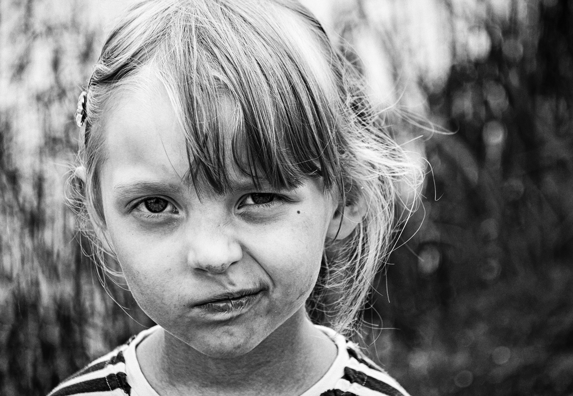 Girl, street portrait