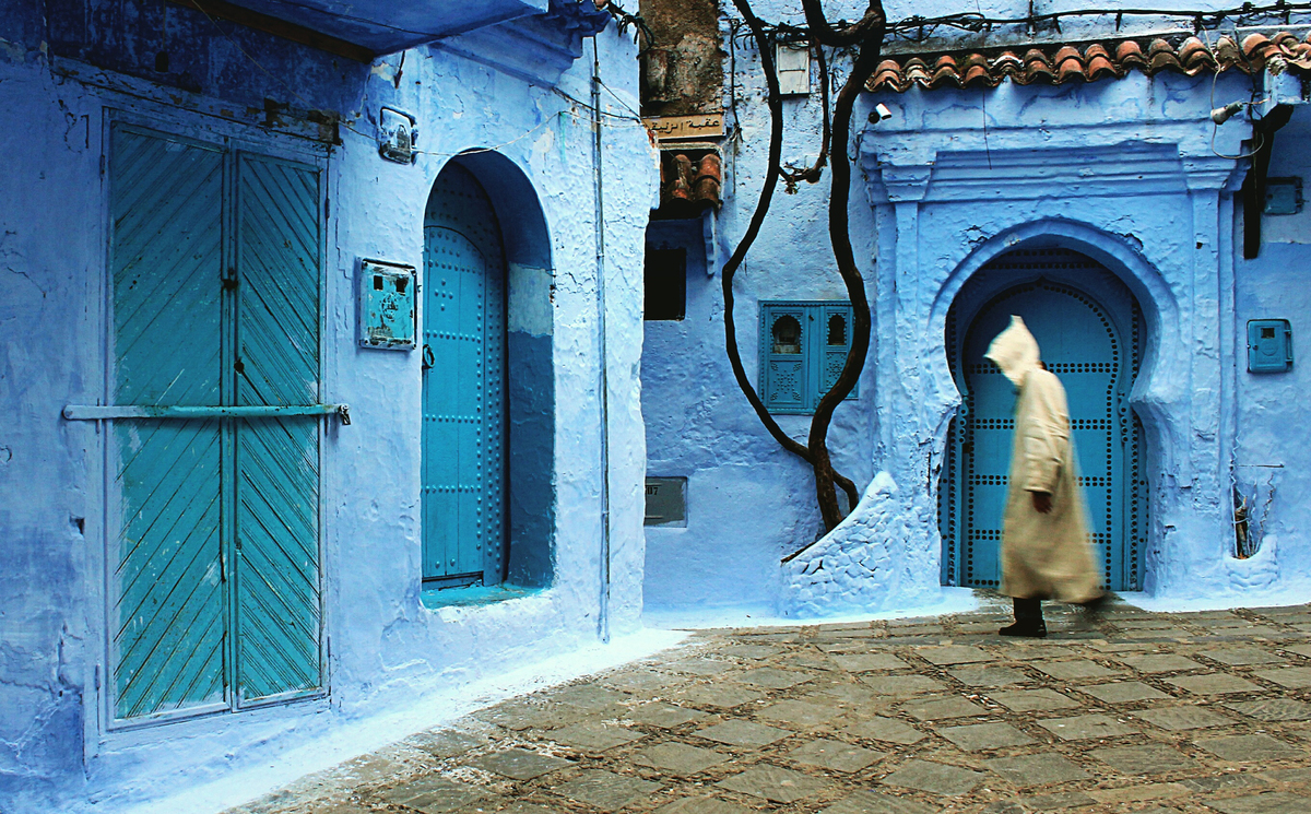 The streets of Chefchaouen