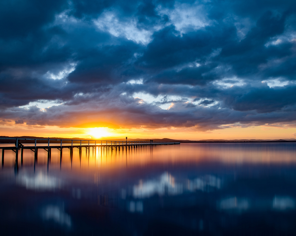 Clouds and shadows in the sky