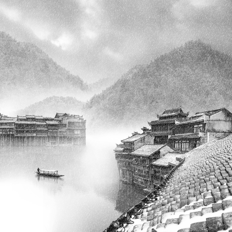 Snowy charm of the Phoenix City 1