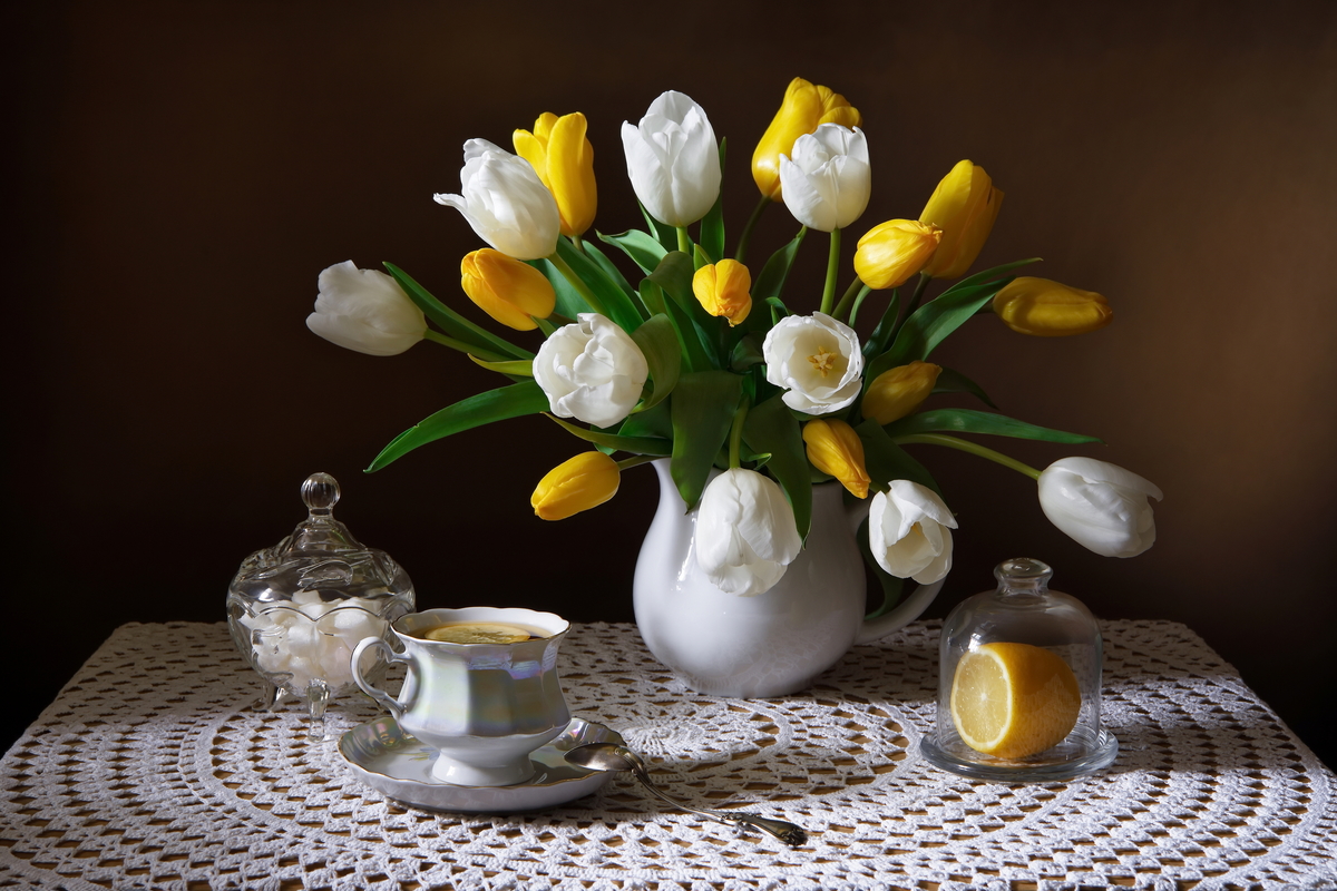 Чай с лимоном