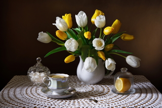 Чай с лимоном