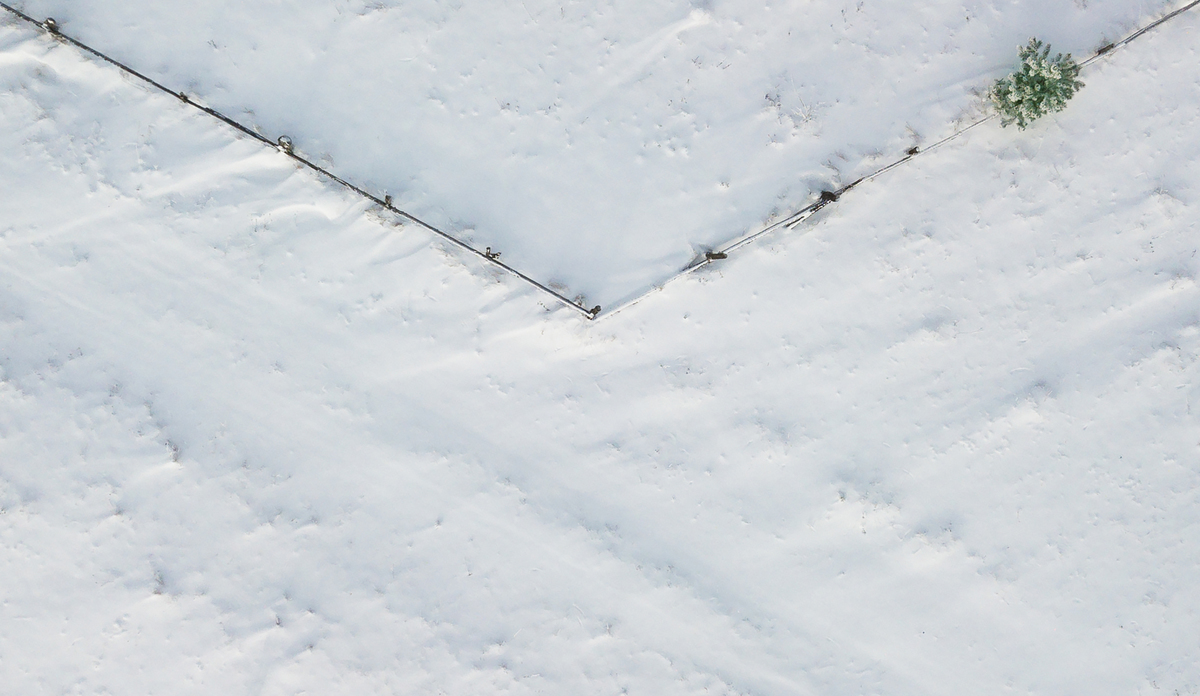 Winter in an envelope