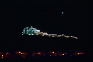 Спішський замок у місячну ніч