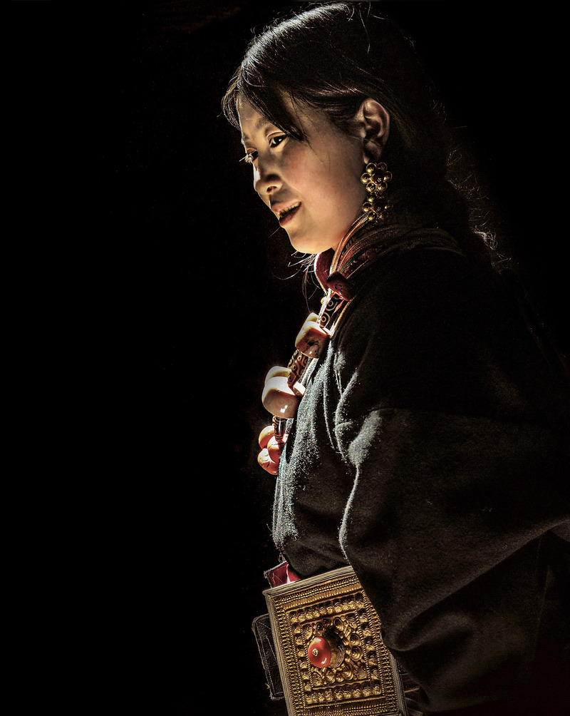 Dunbar woman in Tibet