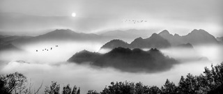 Sunrise Chinese Celestial rock