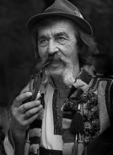 A mountaineer from the Carpathians