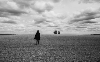 On a way. Autophotography.