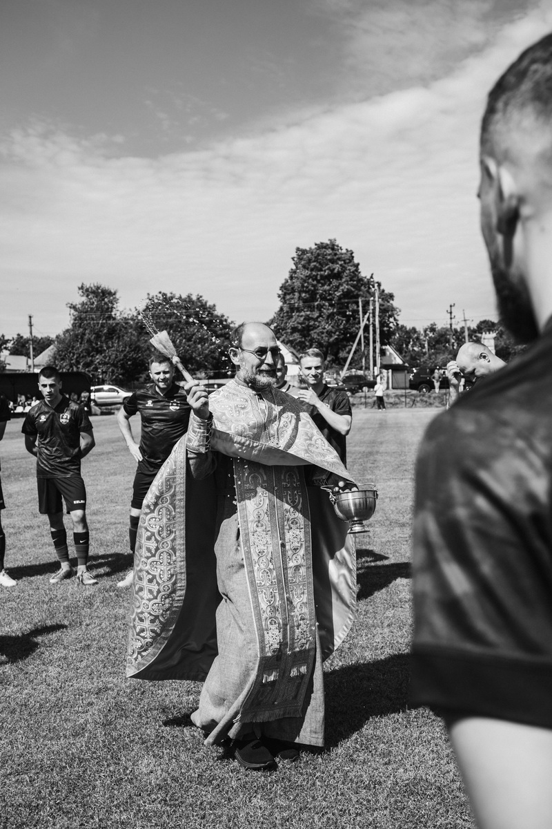 Освячення перед грою.