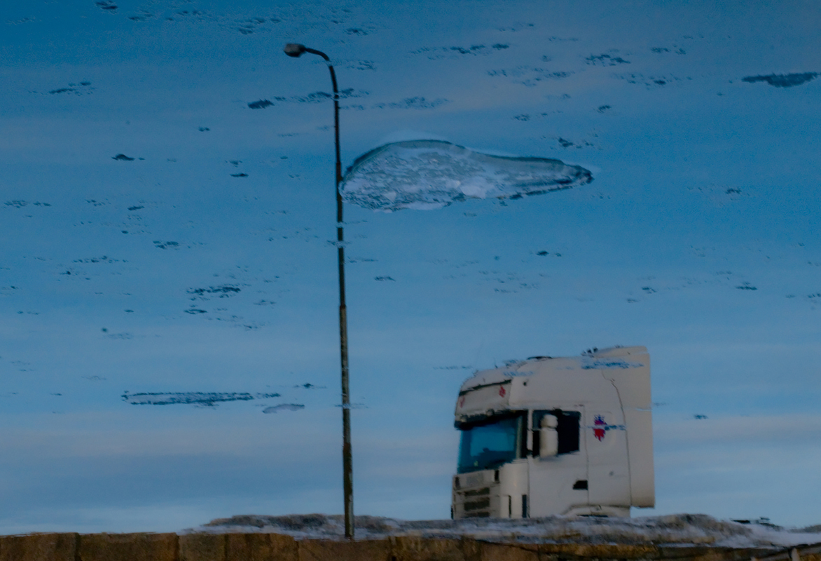 Trailer og is i masta