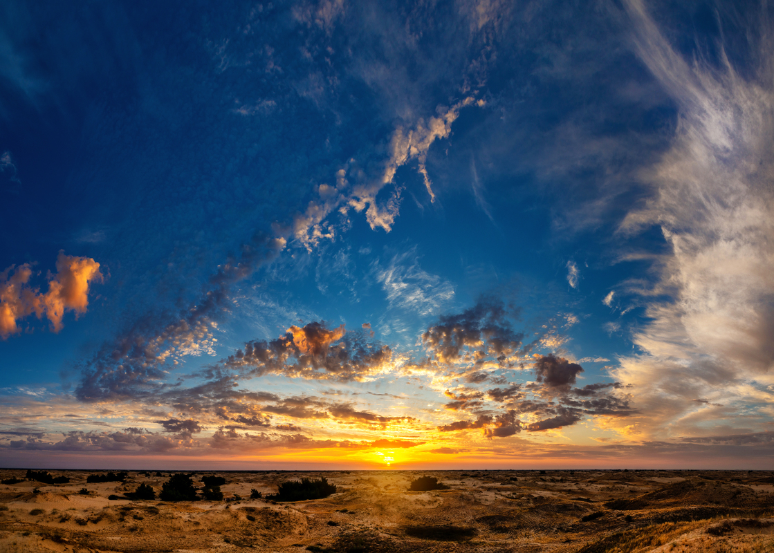 Ранок в пустелі. Олешківскі піски
