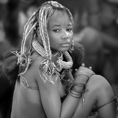 Himba girl and ombware
